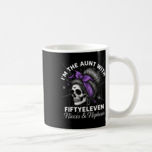 Mug Je suis la tante avec cinquante-onze nièces Nephew