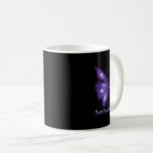 Mug Je suis la tempête Beurre de sensibilisation à la (Devant droit)