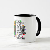 Mug Je Suis La Tempête/Tournesol (Devant droit)