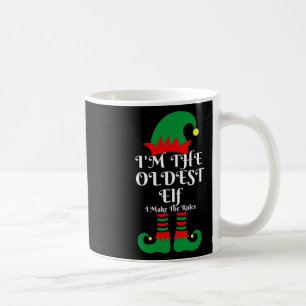 Mug Je suis l'aîné des aidants du Père Noël qui corres