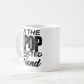 Mug Je suis l'ami dépendant de KPOP (Devant gauche)
