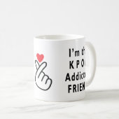 Mug Je suis l'ami toxicomane KPOP (Devant droit)