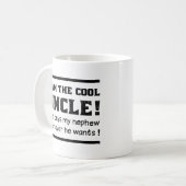 Mug Je suis le cadeau frais d'oncle Classic Funny (Devant gauche)
