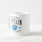 Mug Je suis le capitaine (Devant gauche)