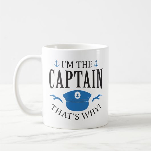 Mug Je suis le capitaine (Gauche)