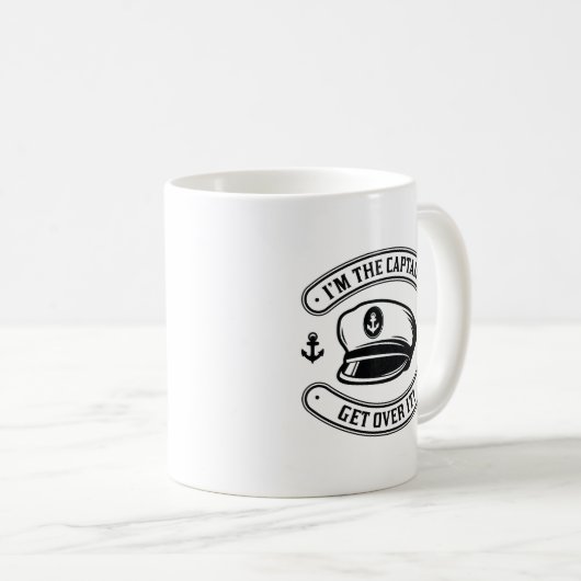 Mug Je suis le capitaine (Devant droit)