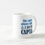 Mug Je Suis Le Capitaine (Devant droit)
