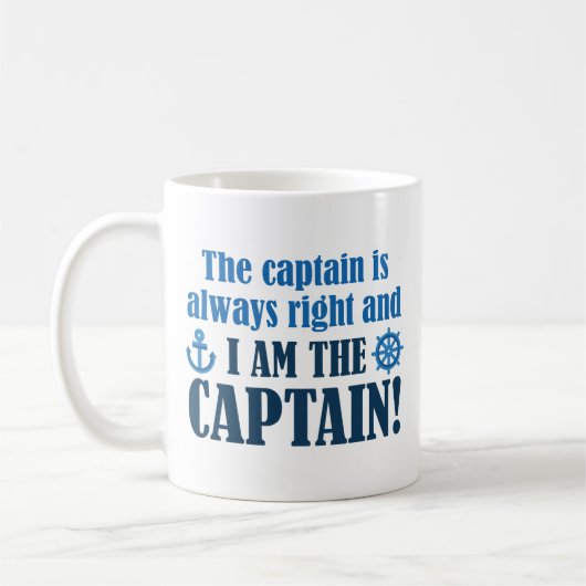 Mug Je Suis Le Capitaine (Gauche)