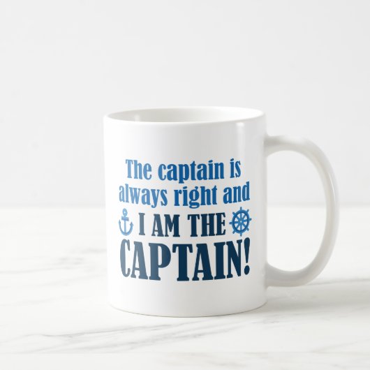 Mug Je Suis Le Capitaine (Droite)