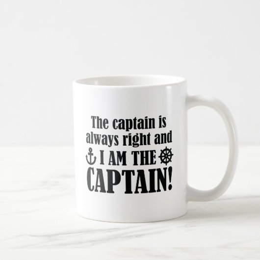 Mug Je Suis Le Capitaine (Droite)