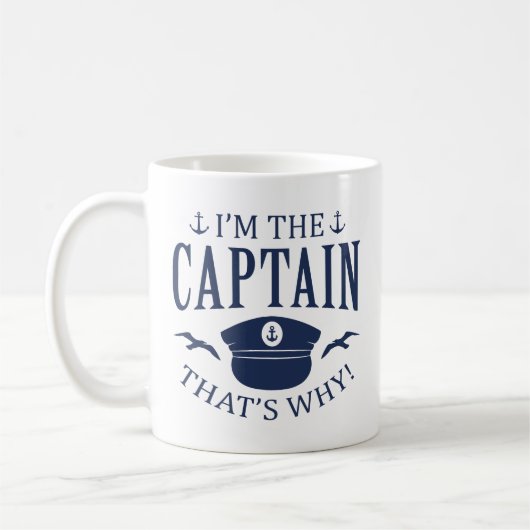 Mug Je suis le capitaine (Gauche)