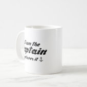 Mug Je suis le Capitaine de l'enfer de café (Devant gauche)