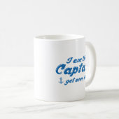 Mug Je suis le Capitaine de l'enfer de café (Devant droit)