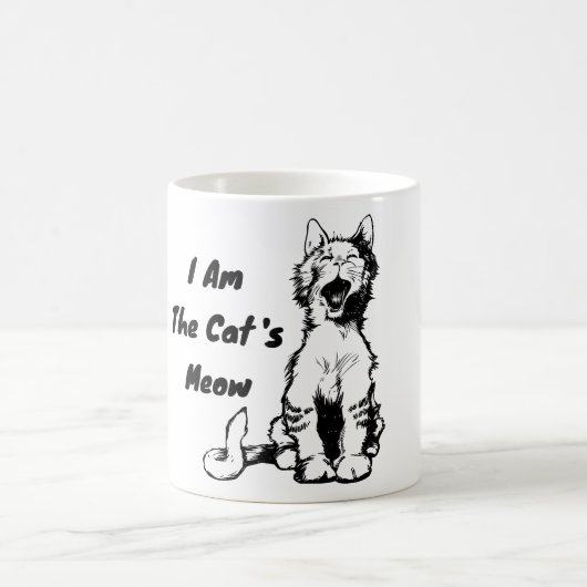 Mug Je suis le chat Meow Funny Cat (Centre)