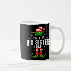 Mug Je suis le costume de pyjama de Noël de grande sœu