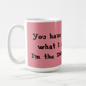 Mug Je suis le docteur (Gauche)