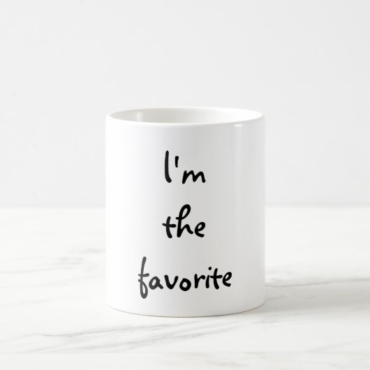 Mug Je suis le favori (Centre)
