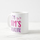 Mug Je suis le favori de maman (Devant gauche)