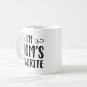 Mug Je suis le favori de maman (Devant gauche)