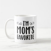 Mug Je suis le favori de maman (Gauche)