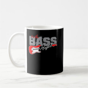 Mug Je suis le joueur de basse avec Bass Guitar Graphi