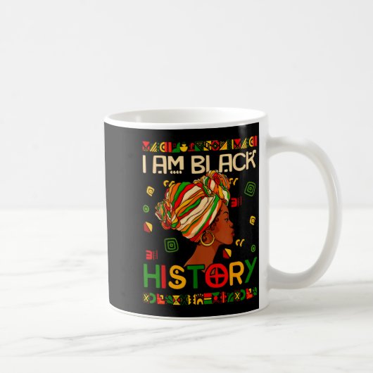 Mug Je suis le Mois de l'histoire des Noirs Afro-Améri (Droite)