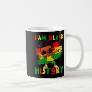 Mug Je suis le mois de l'histoire des Noirs garçon mel