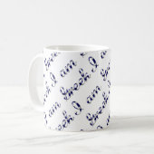 Mug Je suis le Motif de Typographie de la Grecque (Devant gauche)