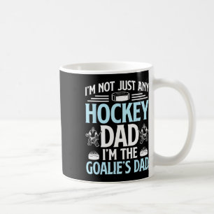 Mug Je suis le papa gardien de but de hockey sur glace
