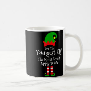 Mug Je Suis Le Plus Jeune Elfe Les Règles Ne S Appliqu