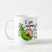 Mug Je suis le pois de la maman dans une cosse (Gauche)