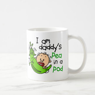 Mug Je suis le pois du papa dans une cosse 1