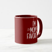 Mug Je suis le préféré de maman (Devant droit)