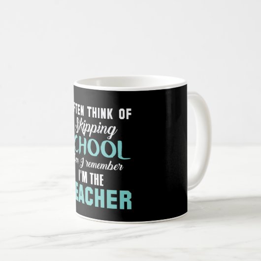 Mug Je suis le professeur (Devant droit)