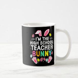 Mug Je suis le professeur de lycée Bunny Joyeuse fête