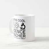 Mug Je suis le professeur de sciences Cool (Devant gauche)