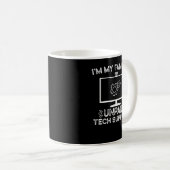 Mug Je suis le programme amusant de soutien technique (Devant droit)