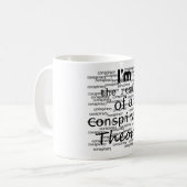 Mug Je suis le résultat d'une théorie de conspiration (Devant gauche)