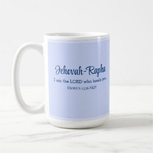 Mug Je suis le Seigneur qui vous guérit Bible Verse Bl