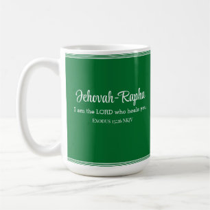 Mug Je suis le Seigneur qui vous guérit Bible Verse Gr