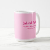 Mug Je suis le Seigneur qui vous guérit Bible Verse Pi (Devant droit)