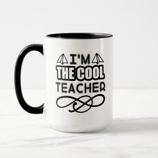 Mug Je suis le Wordart Prof Cool (Gauche)