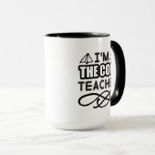Mug Je suis le Wordart Prof Cool (Devant droit)