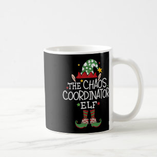 Mug Je suis l'elfe coordinateur de chaos Fun Noël Matc