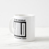 Mug Je suis l'enfant du milieu, pas que quelqu'un s'en (Devant gauche)
