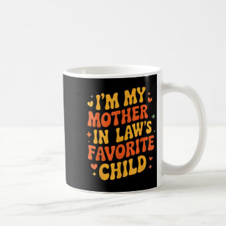Mug Je suis l'enfant préféré de ma belle-mère, drôle d