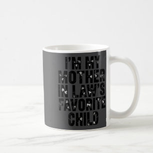 Mug Je suis l'enfant préféré de ma belle-mère, un pare