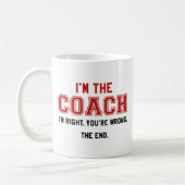 Mug Je suis l'entraîneur (Gauche)