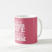 Mug Je suis l'ÉPOUSE du DENTISTE FIER (Devant droit)