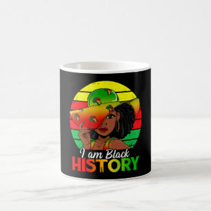 Mug Je suis l'histoire noire Afrique Amérique